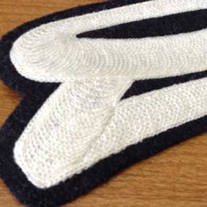 サガラ刺繍（チェーンステッチ）拡大